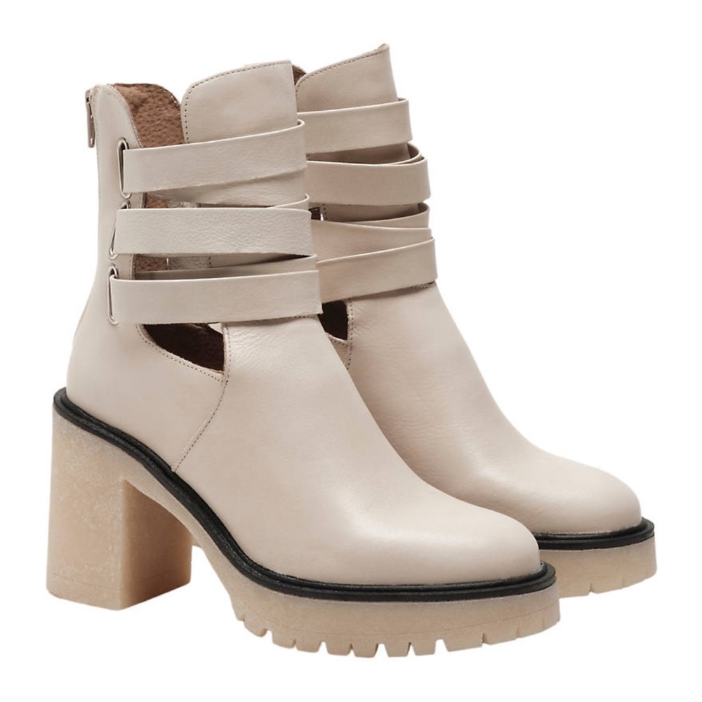 Free People Jesse Cutout Heeled Boot